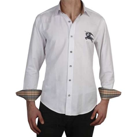 chemise burberry homme blanche